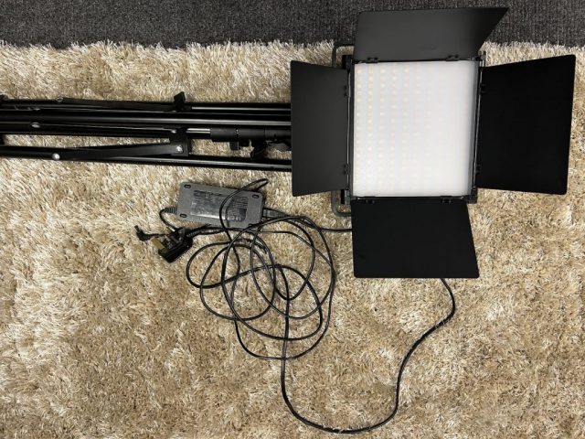 Studio lights, used, working but slightly dodgy controls: ££